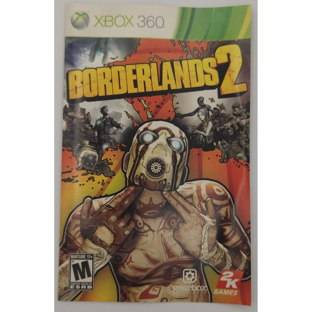 Borderlands 2 - Xbox 360 - CIB w/ Manual - Tested - Working - Fast Shipping